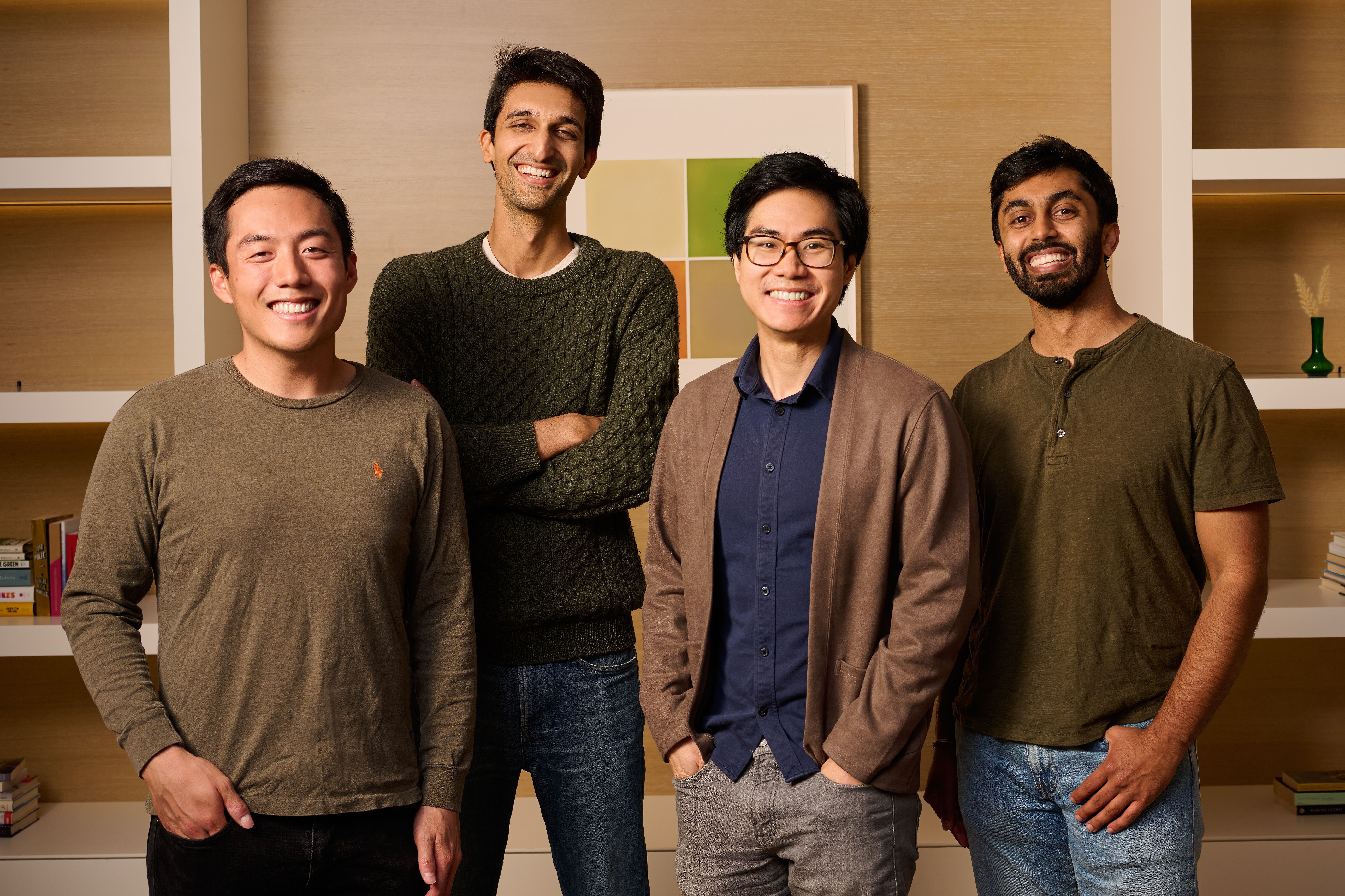 Cartesia co-founding team: Brandon Yang, Karan Goel, Albert Gu, and Arjun Desai